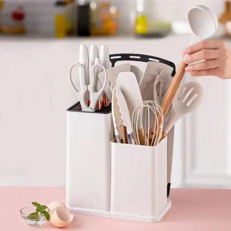 Kit Completo de Utensílios de Cozinha com 19 Peças