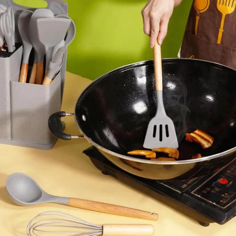 Kit Completo de Utensílios de Cozinha com 19 Peças