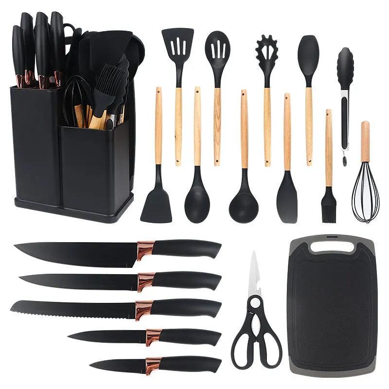 Kit Completo de Utensílios de Cozinha com 19 Peças