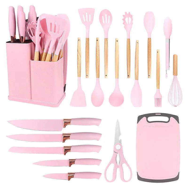 Kit Completo de Utensílios de Cozinha com 19 Peças